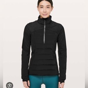 Lululemon Down For A Run Jacket Black Women’s Size 2